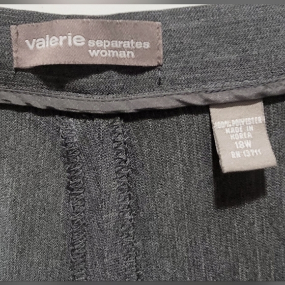 Valerie Seperates Plus Size 2 Piece Suit - Blazer (Size 20) Pants (Size 18) EUC - Picture 6 of 8